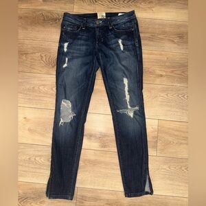 Dylan George Distressed Dark Blue Women's Jeans